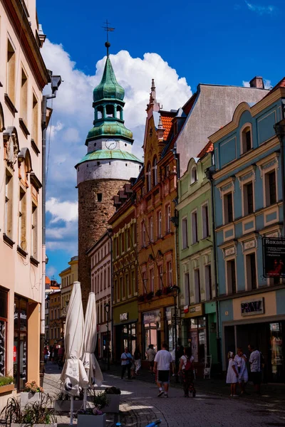 2022 ジェレニア 強羅旧市街の美しい建築物 ポーランド — ストック写真