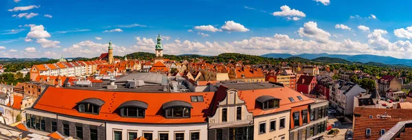 2022 Panorama Horní Pohled Náměstí Starém Městě Jelenia Gora Polsko — Stock fotografie