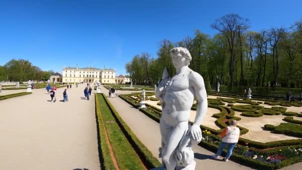 2023 Branicki Sarayı Polonya Nın Bialystok Kentindeki Bahçeler — Stok video