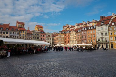 Varşova Polonya 'da 2022-10-25 Eski Kasaba Meydanı