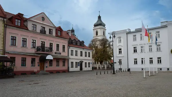 2022 Zicht Het Historische Deel Van Oude Stad Plock Polen — Stockfoto
