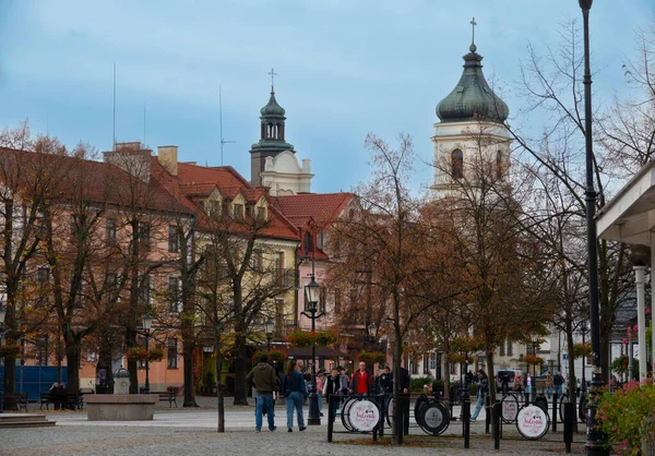 2022 Vista Parte Histórica Cidade Velha Plock Polônia — Fotografia de Stock