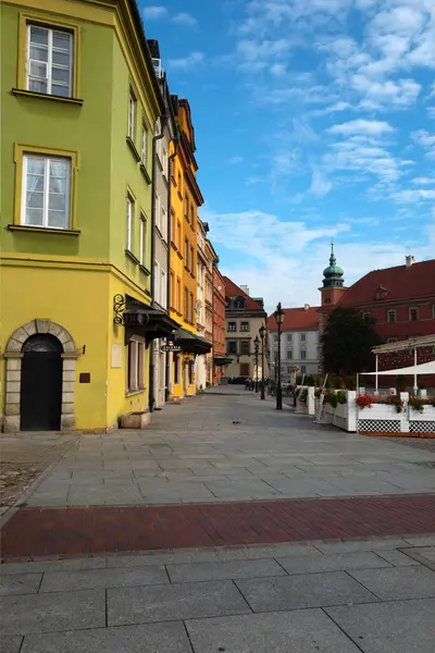 2022 Историческая Часть Города Старые Улицы Варшавы Польша — стоковое фото
