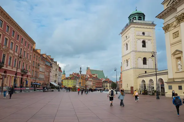 2022 ワルシャワポーランドの旧市街の歴史的な部分 — ストック写真