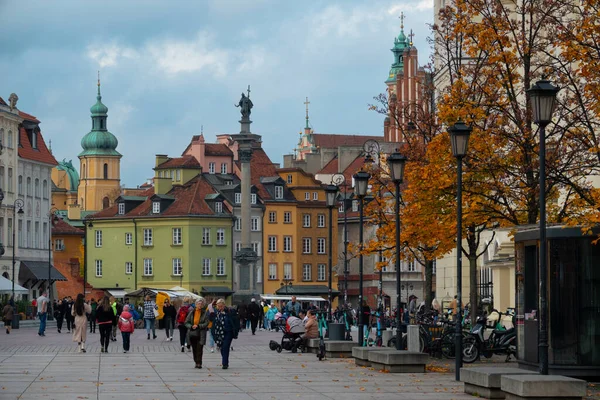 2022 Parte Histórica Ciudad Antiguas Calles Varsovia Polonia —  Fotos de Stock