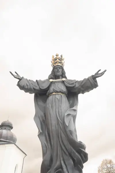 2022 Christ Sculpture Jasna Gora Monastery Czestochowa Poland — Stock Photo, Image