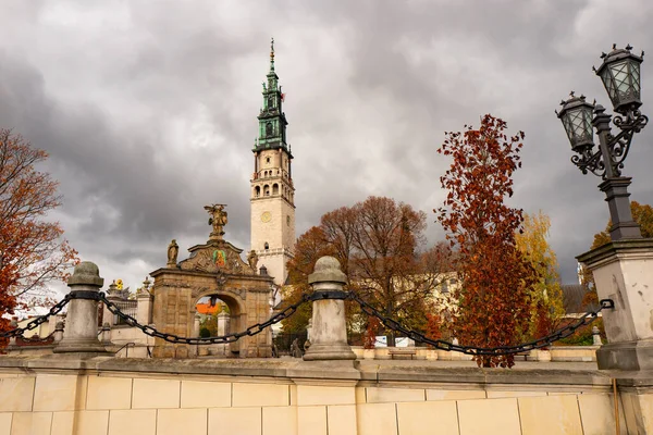 2022 Pohled Slavný Katolický Klášter Jasna Gora Czestochowě Polsko — Stock fotografie