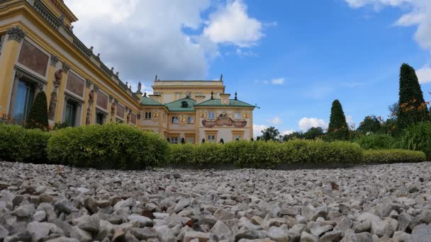2023 Вид Королівський Палац Віланові Варшава Польща — стокове відео