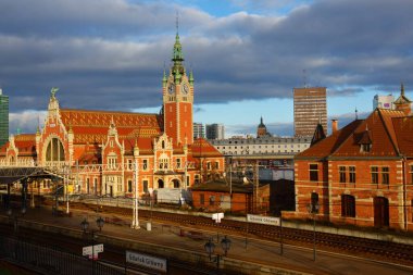 14.01.2023: Polonya 'nın Gdansk kentindeki ana tren istasyonu