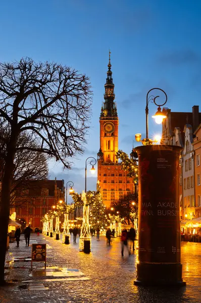 2023 Long Market Caddesi Royal Road Gdansk Polonya — Stok fotoğraf