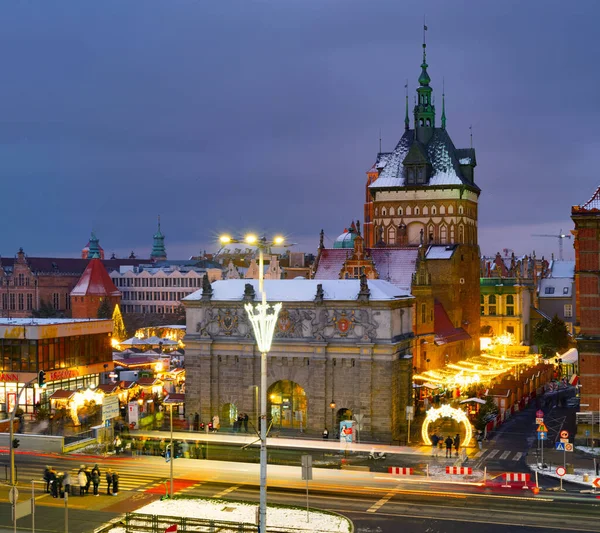 2022 Christmas Market Gdansk Poland — Photo