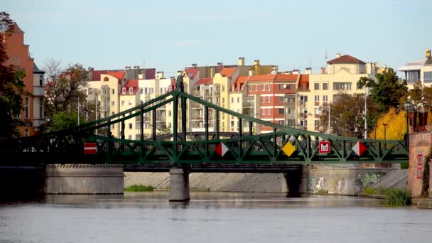 2023 Eski Şehir Wroclaw Polonya Nın Şehir Manzarası — Stok video
