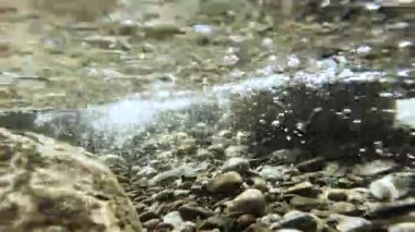 Oksijenle dolu dağ gibi akan nehirler, Jurgow poland.