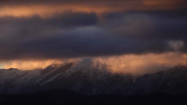 Sabah dağlarda. Tatra dağları. zaman aşımı