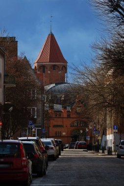 2023-03-14 Polonya 'nın eski Gdansk kasabasının güzel mimarisi..