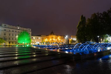 2023-05-06; Lublin, Polonya 'nın akşam tarihi sokakları