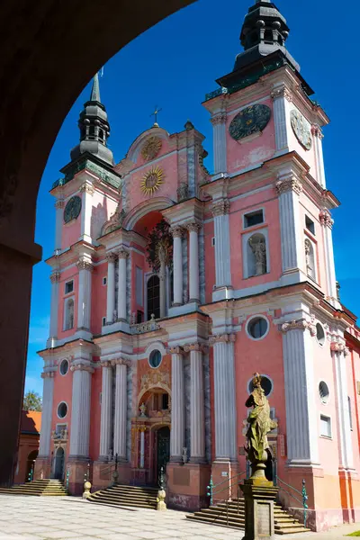 stock image 21 04 23;  Marian Sanctuary Swieolipska basilica of the Visitation of the Blessed Virgin Mary - the village of Swieta Lipka in Warmia and Mazury in Poland