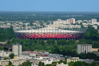 2023-06-06; View of the People's Stadium. Warsaw Poland