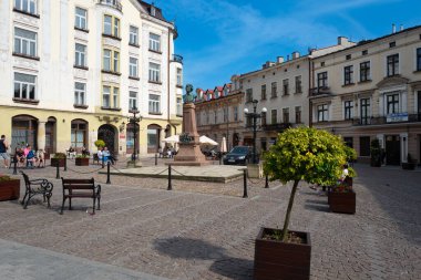  2023-05-28; Tarnow 'daki eski kasaba meydanı. Polonya