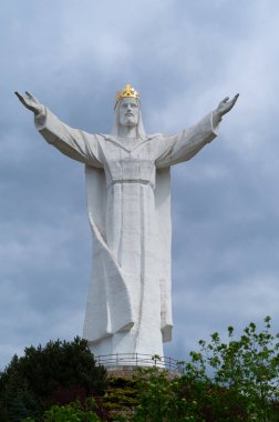 2024-04-23; İsa Mesih Swiebodzin Poland 'ın en uzun heykeli