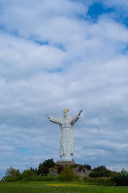 2024-04-23; İsa Mesih Swiebodzin Poland 'ın en uzun heykeli