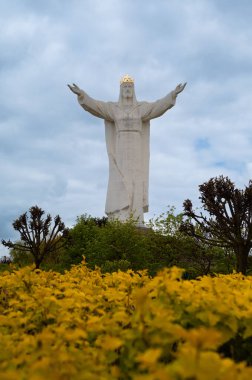 2024-04-23; İsa Mesih Swiebodzin Poland 'ın en uzun heykeli