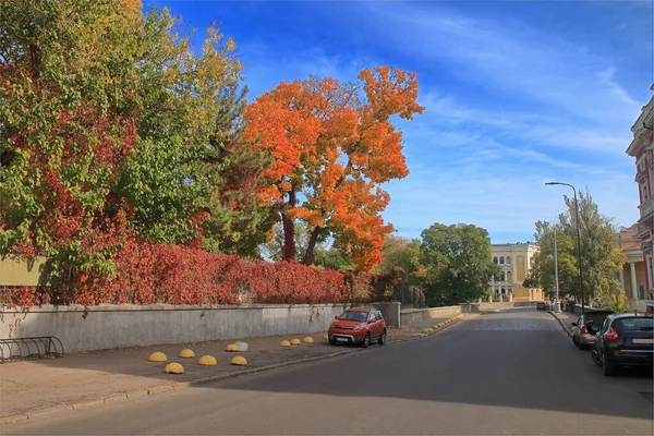 Photo Taken Central Part City Odessa Photo Shows Autumn Cityscape — Stock Photo, Image