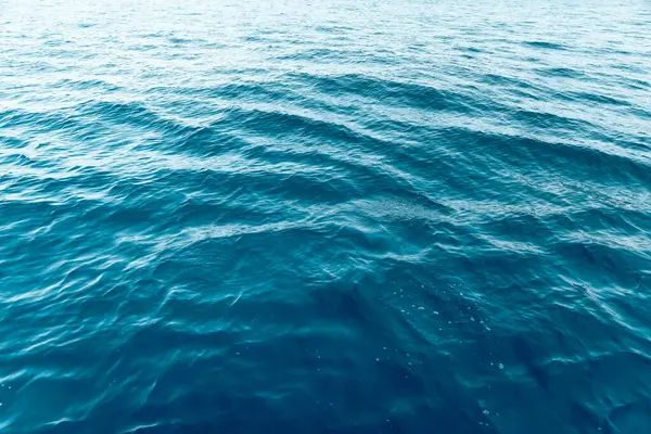 Streszczenie Naturalnego Tła Niebieskie Faliste Morze Odbiór Koncepcyjne Zdjęcie Wakacji Zdjęcie Stockowe