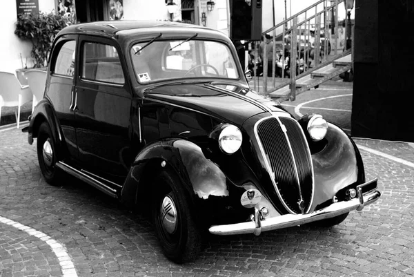 Италия Fiat Balilla Выставке Классических Автомобилей Джиффони Валле Пиана Май — стоковое фото