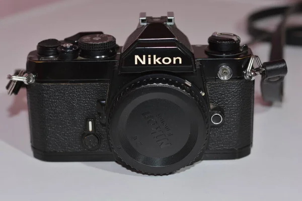 Olaszország Giffoni Valle Piana 2023 Március Nikon Analóg Kamera Modell — Stock Fotó
