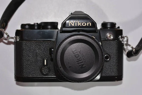 Ιταλία Giffoni Valle Piana Μαρτίου 2023 Nikon Μοντέλο Αναλογικής Κάμερας — Φωτογραφία Αρχείου