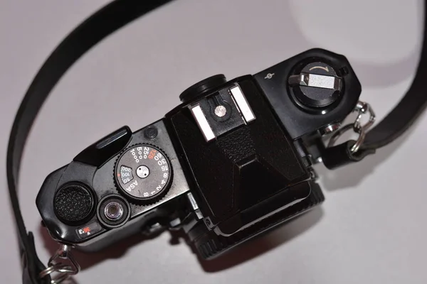 Włochy Giffoni Valle Piana Marca 2023 Nikon Kamera Analogowa Model — Zdjęcie stockowe