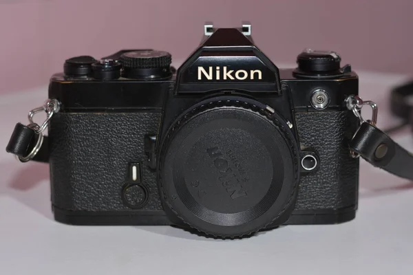Italië Giffoni Valle Piana Maart 2023 Nikon Analoge Camera Model — Stockfoto