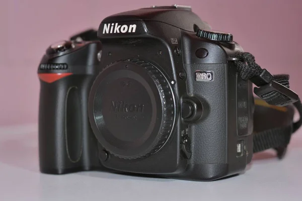 Giffoni Valle Piana Itália Abril 2023 Nikon D80 Câmera Reflexa — Fotografia de Stock