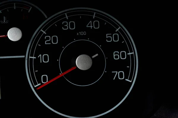Närbild Bil Hastighetsmätare — Stockfoto