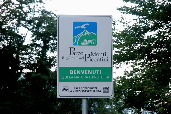 Parque Regional Das Montanhas Picentini Assine Giffoni Valle Piana Itália — Fotografia de Stock