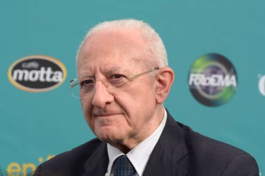 GIFFONI VALLE PIANA,ITALY - July 20,2023: Vincenzo De Luca at Giffoni Film Festival 2023 - on July 20, 2023 in Giffoni Valle Piana, Italy.