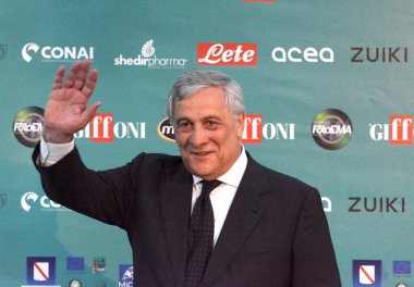 Giffoni Film Festivali 2023 Antonio Tajani - 21 Temmuz 2023 Giffoni Valle Piana, İtalya.