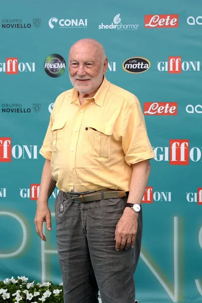 Stock image GIFFONI VALLE PIANA,ITALY - July 21,2023 : Domenico De Masi at Giffoni Film Festival 2023 - on July 21, 2023 in Giffoni Valle Piana, Italy.