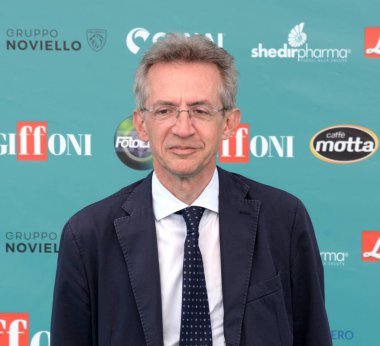 Giffoni Film Festivali 2023 Gaetano Manfredi - 24 Temmuz 2023 Giffoni Valle Piana, İtalya.