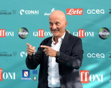 Giffoni Film Festivali 2023 Claudio Bisio - 20 Temmuz 2023 Giffoni Valle Piana, İtalya.