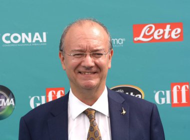 Giffoni Film Festivali 2023 Giuseppe Valditara - 25 Temmuz 2023 Giffoni Valle Piana, İtalya.