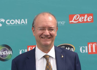 Giffoni Film Festivali 2023 Giuseppe Valditara - 25 Temmuz 2023 Giffoni Valle Piana, İtalya.