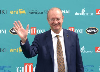 Giffoni Film Festivali 2023 Giuseppe Valditara - 25 Temmuz 2023 Giffoni Valle Piana, İtalya.