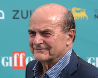 Giffoni Film Festivali 2023 Pier Luigi Bersani - 26 Temmuz 2023 Giffoni Valle Piana, İtalya.