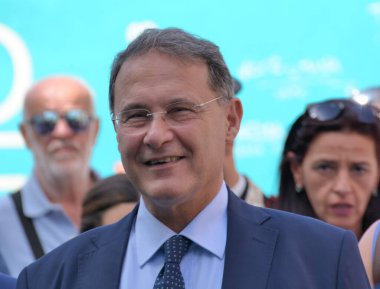 Giffoni Film Festivali 2023 'te Edmondo Cirielli - 28 Temmuz 2023 Giffoni Valle Piana, İtalya.