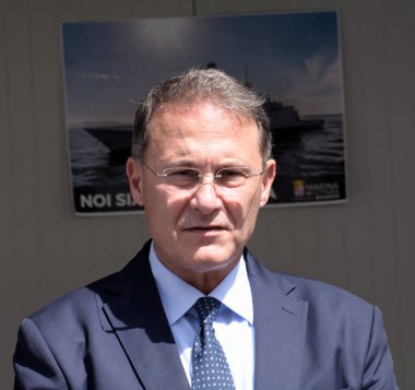 Giffoni Film Festivali 2023 'te Edmondo Cirielli - 28 Temmuz 2023 Giffoni Valle Piana, İtalya.