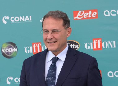 Giffoni Film Festivali 2023 'te Edmondo Cirielli - 28 Temmuz 2023 Giffoni Valle Piana, İtalya.