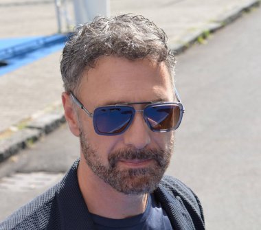 GiFFONI VALLE PİANA - 29 Temmuz 2023: Raoul Bova Giffoni Film Festivali 2023 - 29 Temmuz 2023 Giffoni Valle Piana, İtalya.