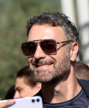 GiFFONI VALLE PİANA - 29 Temmuz 2023: Raoul Bova Giffoni Film Festivali 2023 - 29 Temmuz 2023 Giffoni Valle Piana, İtalya.